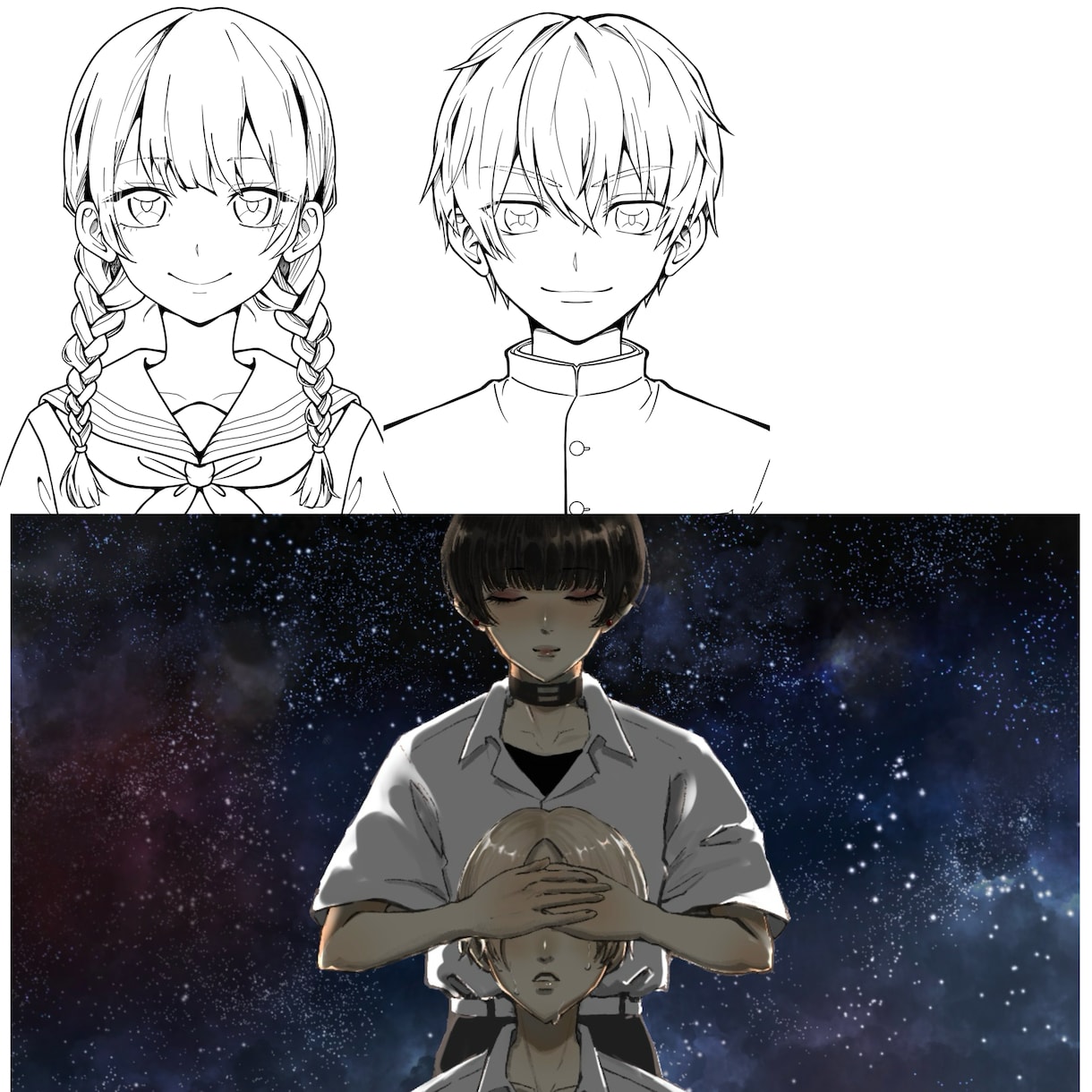 あなたのイメージに合ったイラスト描きます お客様のご希望に合わせてどんな絵柄でも対応します！ イメージ4