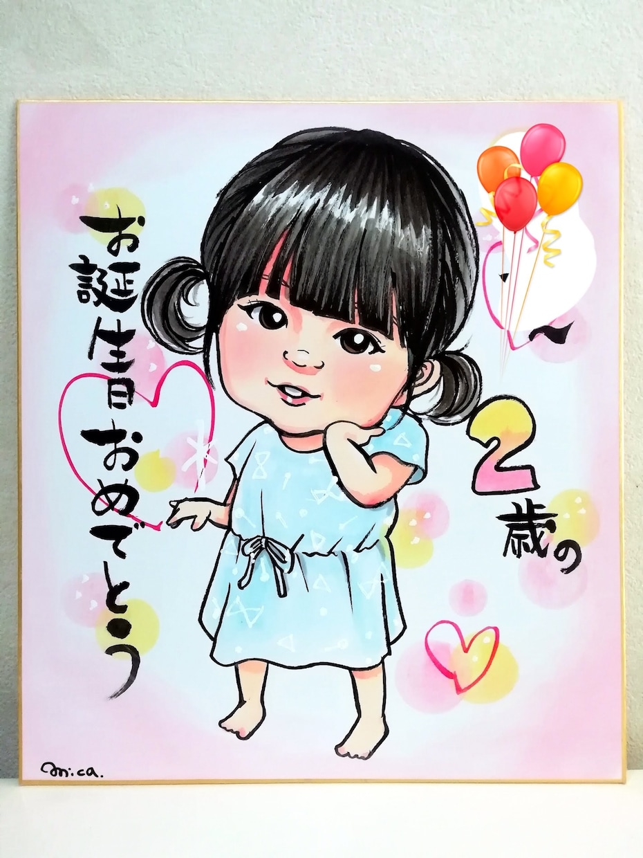 お子さまの可愛い表情や仕草【似顔絵】手描きします 成長の過程のひとコマを愛くるしい似顔絵にします。 イメージ5