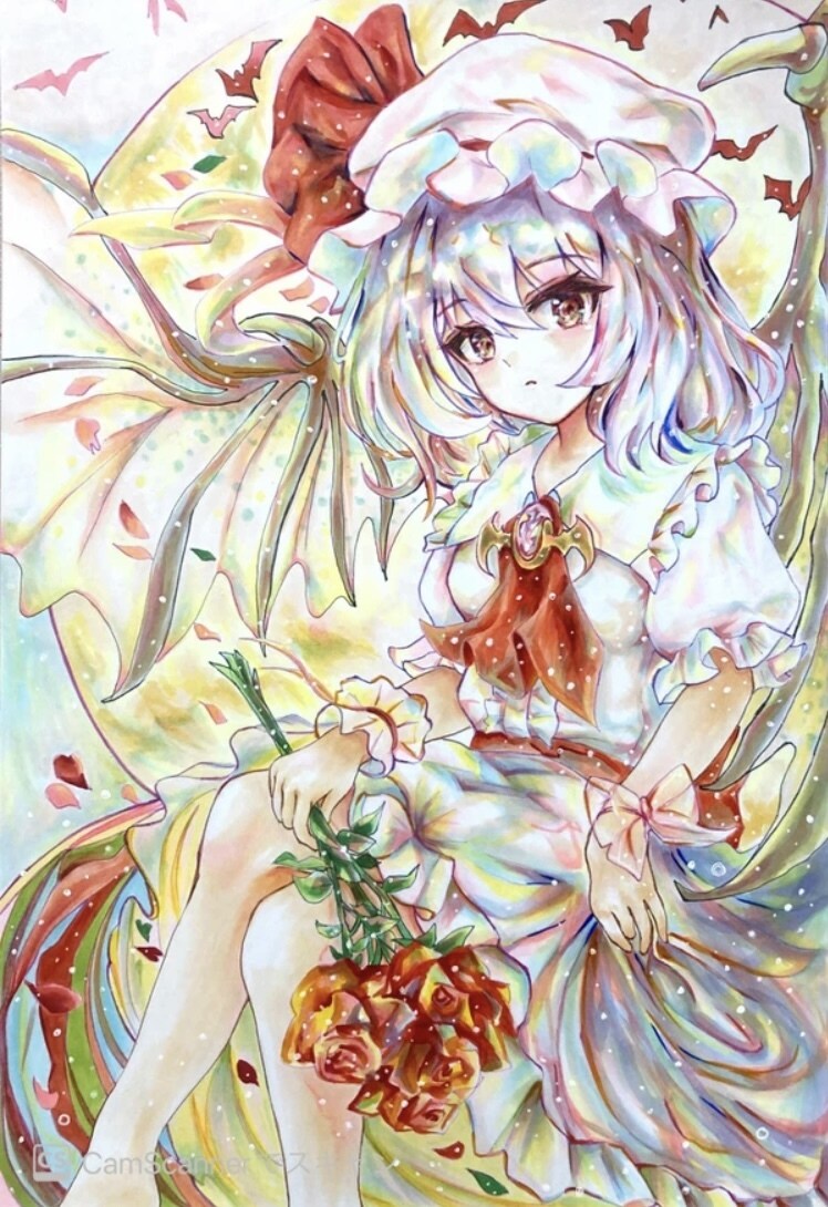 あなただけの一点物アナログイラストを制作いたします コピックで鮮やかな色彩で可愛い女の子を描きます。 イメージ2