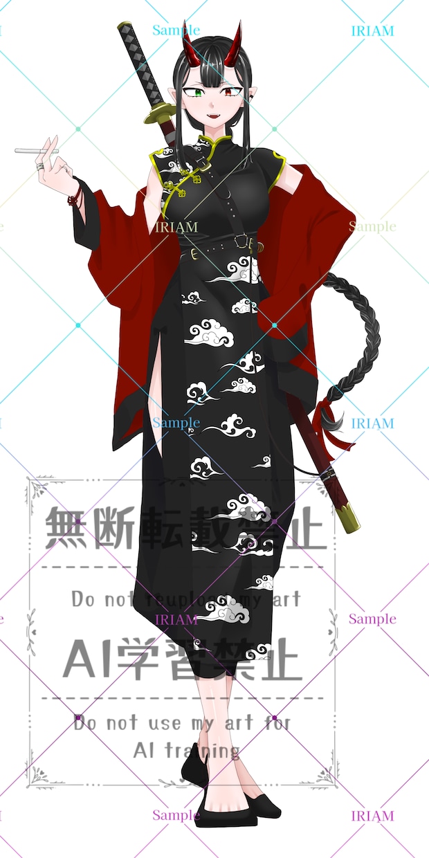 配信やTRPGで使える立ち絵を制作します オリジナリティ溢れるパキッとした色味の立ち絵 イメージ4