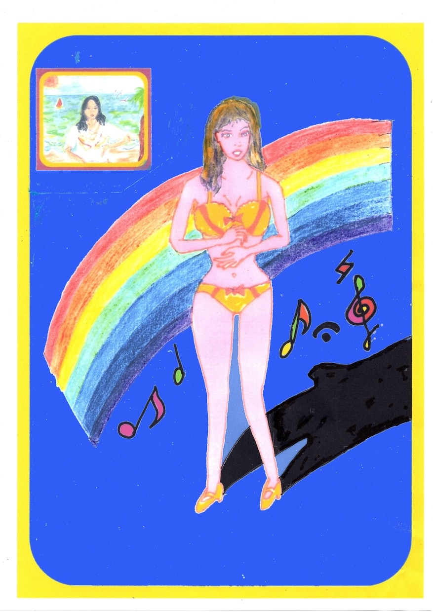 若い女性像、暖かいほほ笑み　心を込めて描きます おしゃれお嬢さん　手描きからソフトで創ります イメージ3