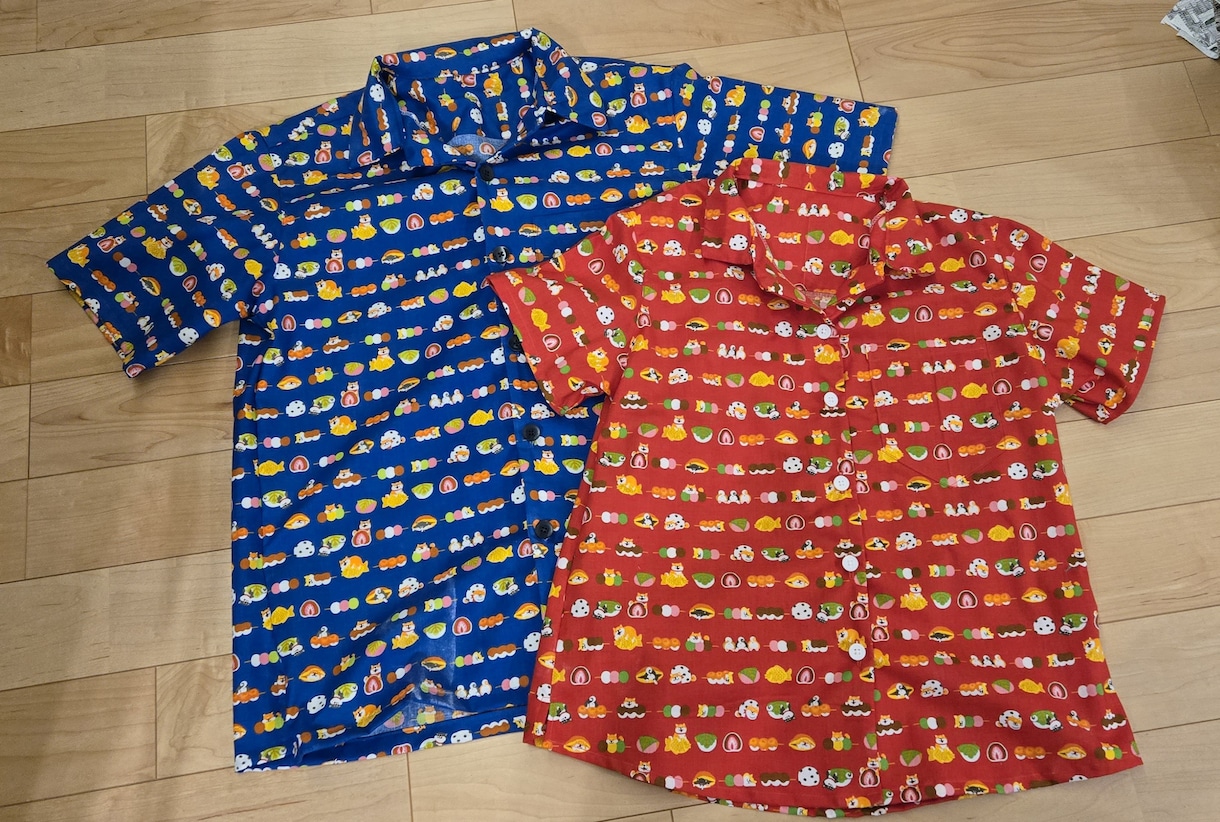 自分好みのアロハシャツを作ります 好きな柄やボタンでアロハシャツを作りませんか？ イメージ1