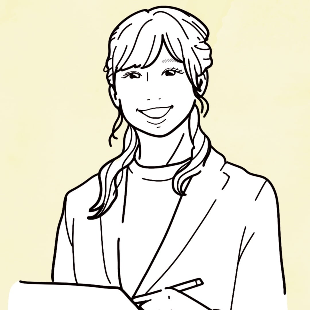 商用利用OK◎優しい印象の似顔絵アイコン描きます ◾️ビジネスアイコンや名刺におすすめ◾️お仕事線画イラスト イメージ10