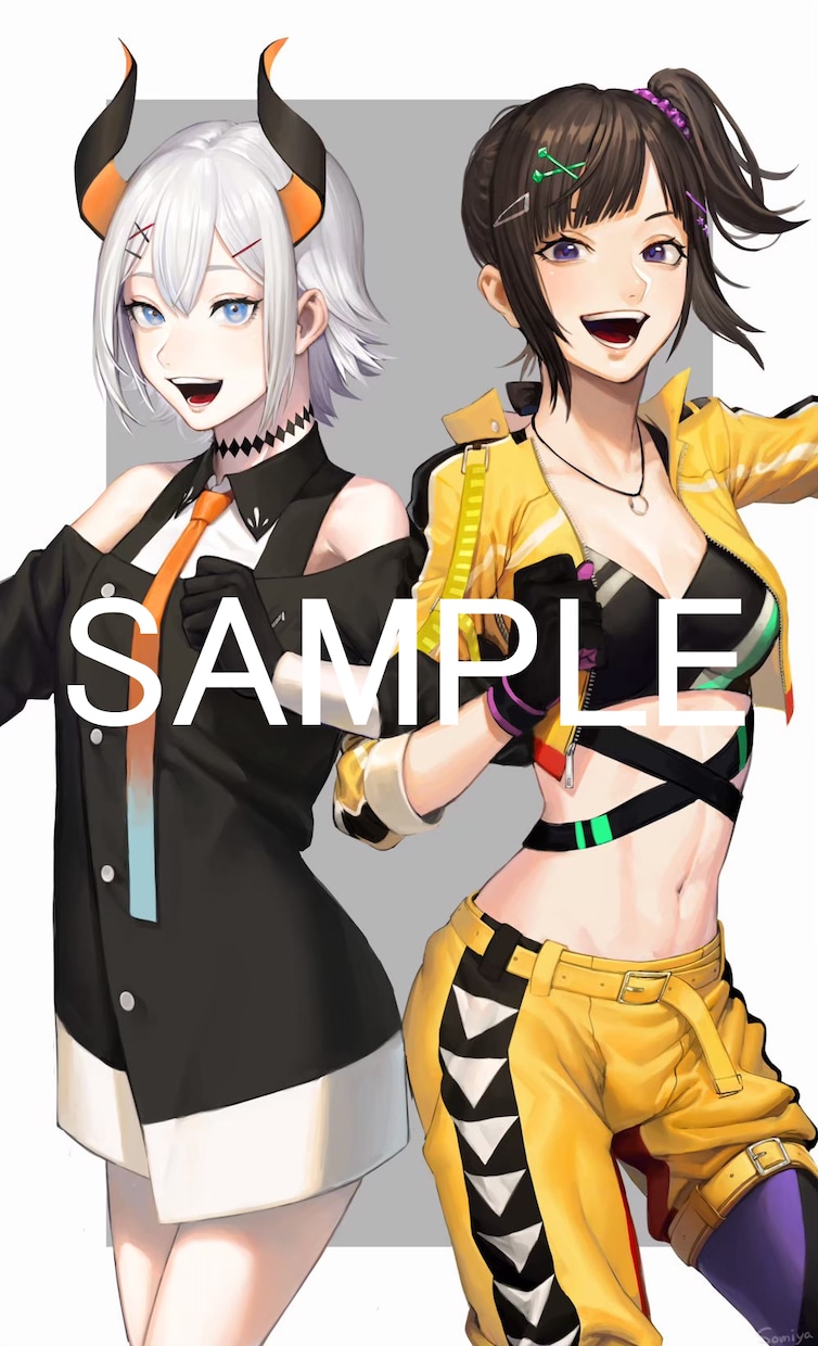 ご希望のイラスト描きます アイコン、ヘッダー、サムネ、一枚絵、お祝い事系にも！ イメージ5