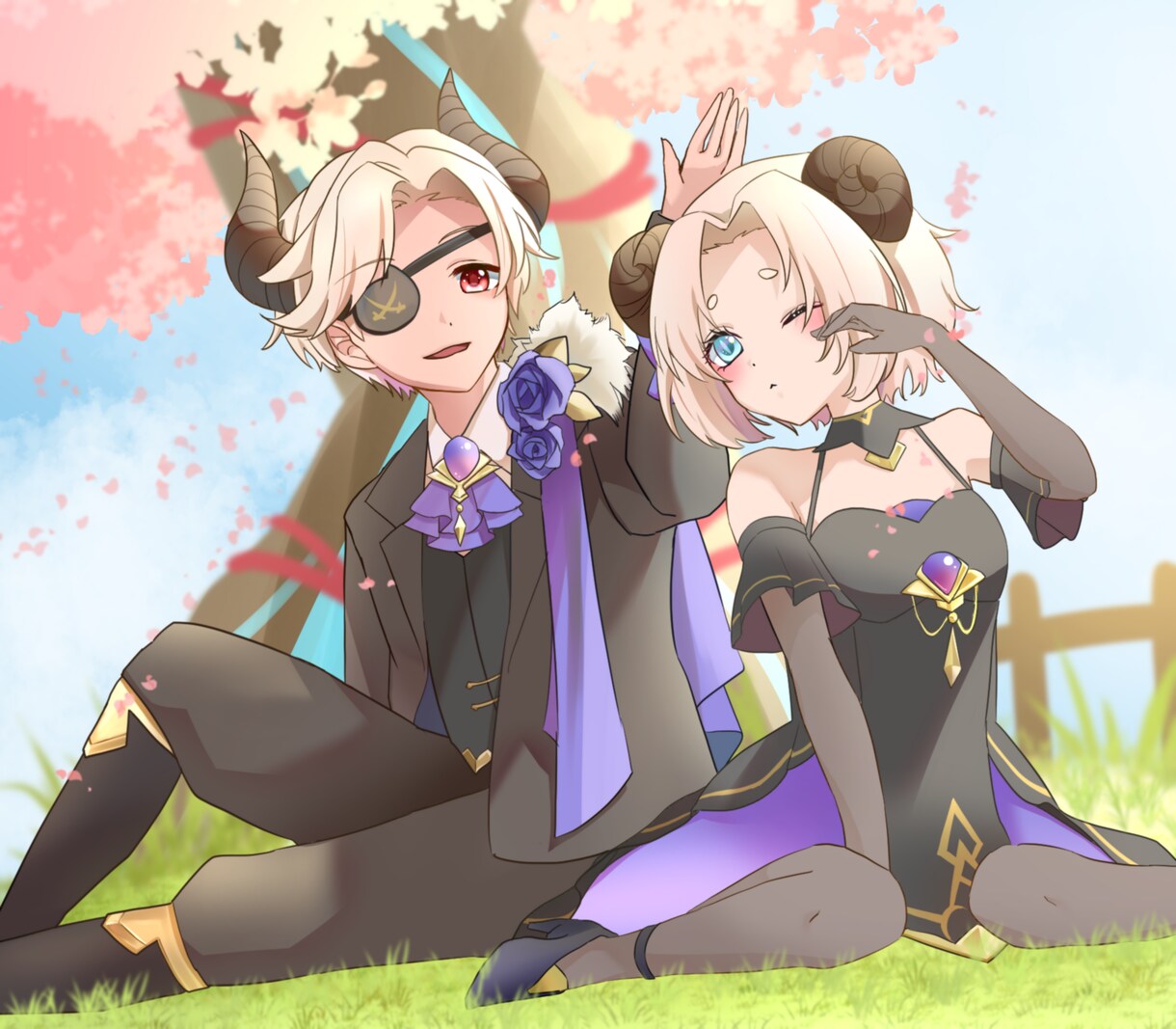 一枚絵を描きます キャラクターを最大級に魅力的に！そんな一枚絵を！ イメージ3