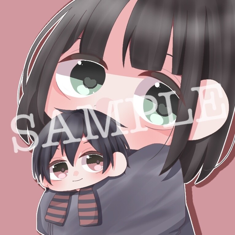 かわいいアイコンを描きます あなただけの可愛いアイコンでSNSを楽しみませんか？ イメージ5