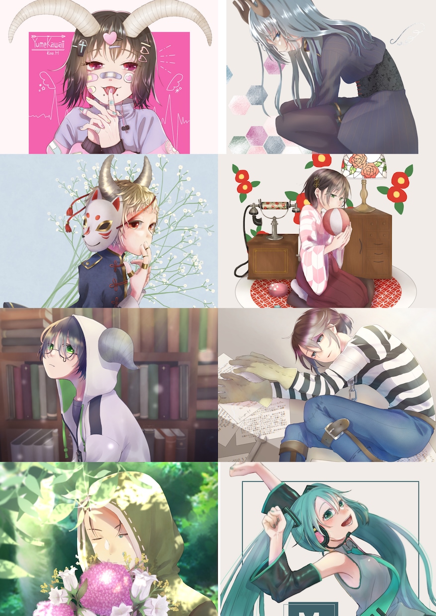 最短5日以内！アイコン、ヘッダーや一枚絵描きます かわいいイラスト欲しい方、是非一度ご覧ください！ イメージ8
