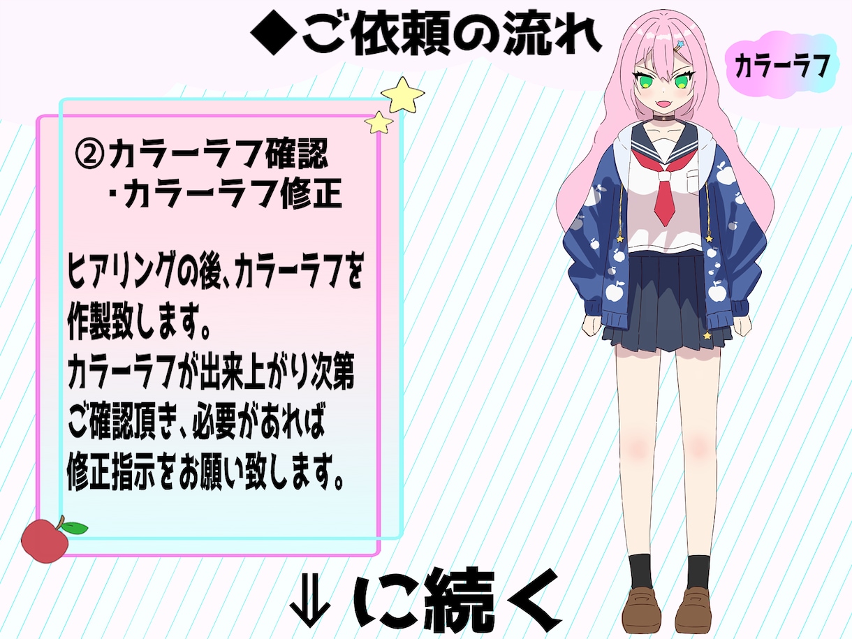 キャラデザイン¥5000で承ります ※商用利用OK※背景は今回のサービスでは承れません。 イメージ3