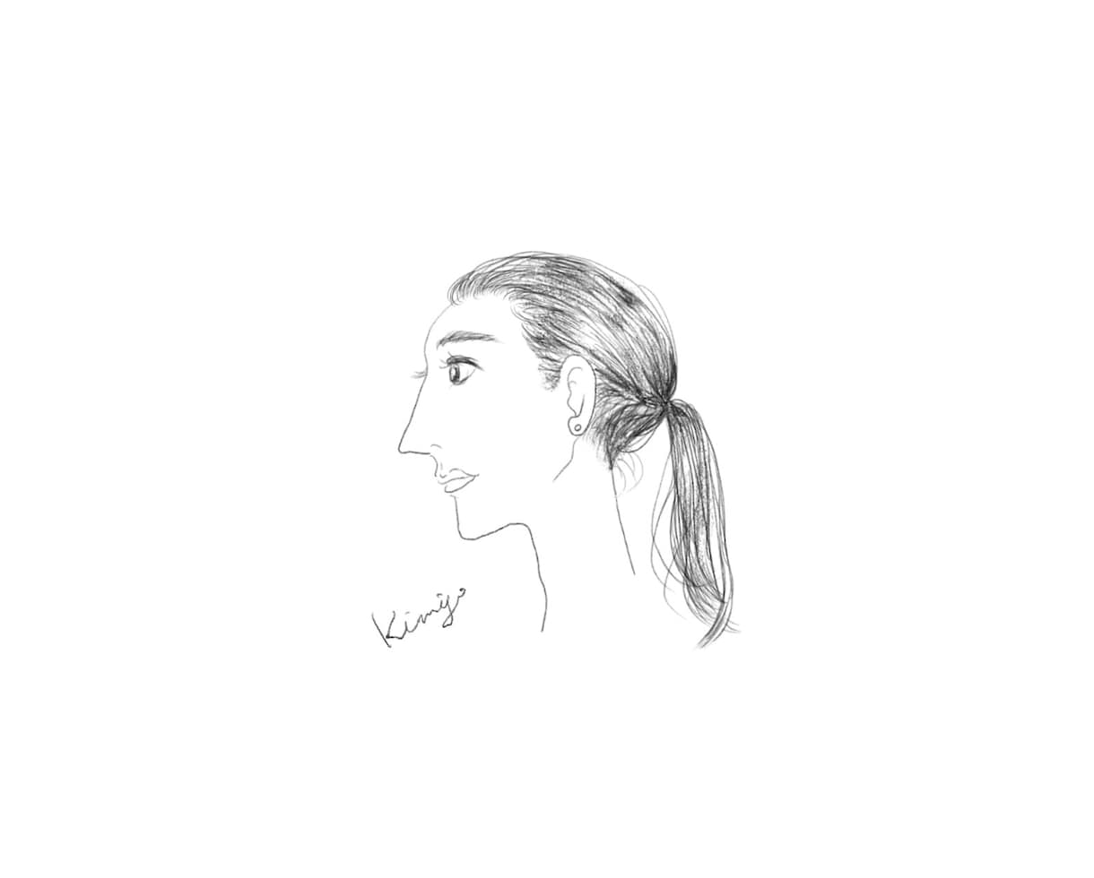 モノクロおしゃれ 味のある 人物イラスト 描きます シンプルなゆるいイラスト バナーや表紙のワンポイントに イメージ7