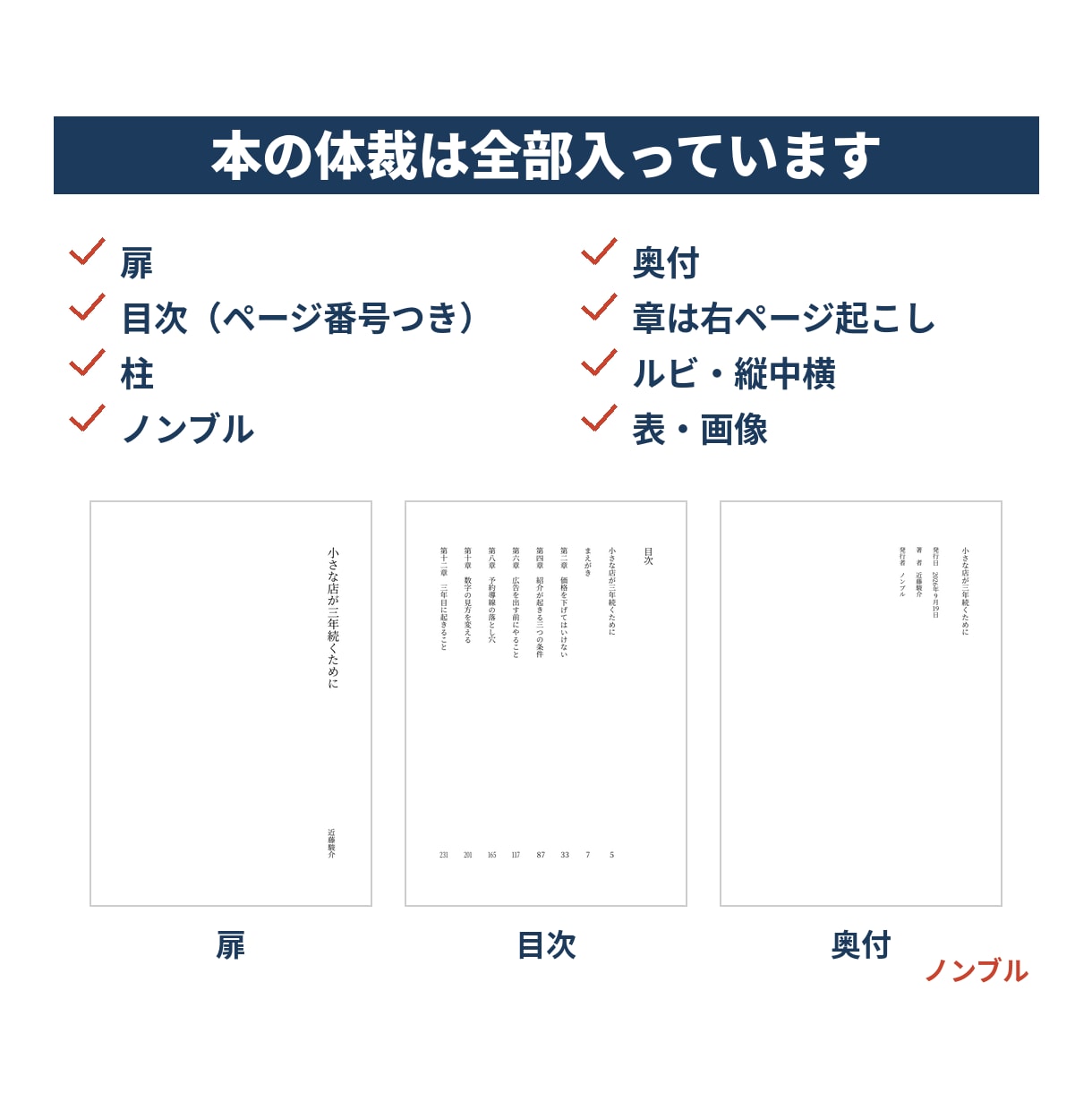 縦書きのペーパーバック用PDFを作ります 10万字まで基本料金内／KDPで表示確認して納品 イメージ2