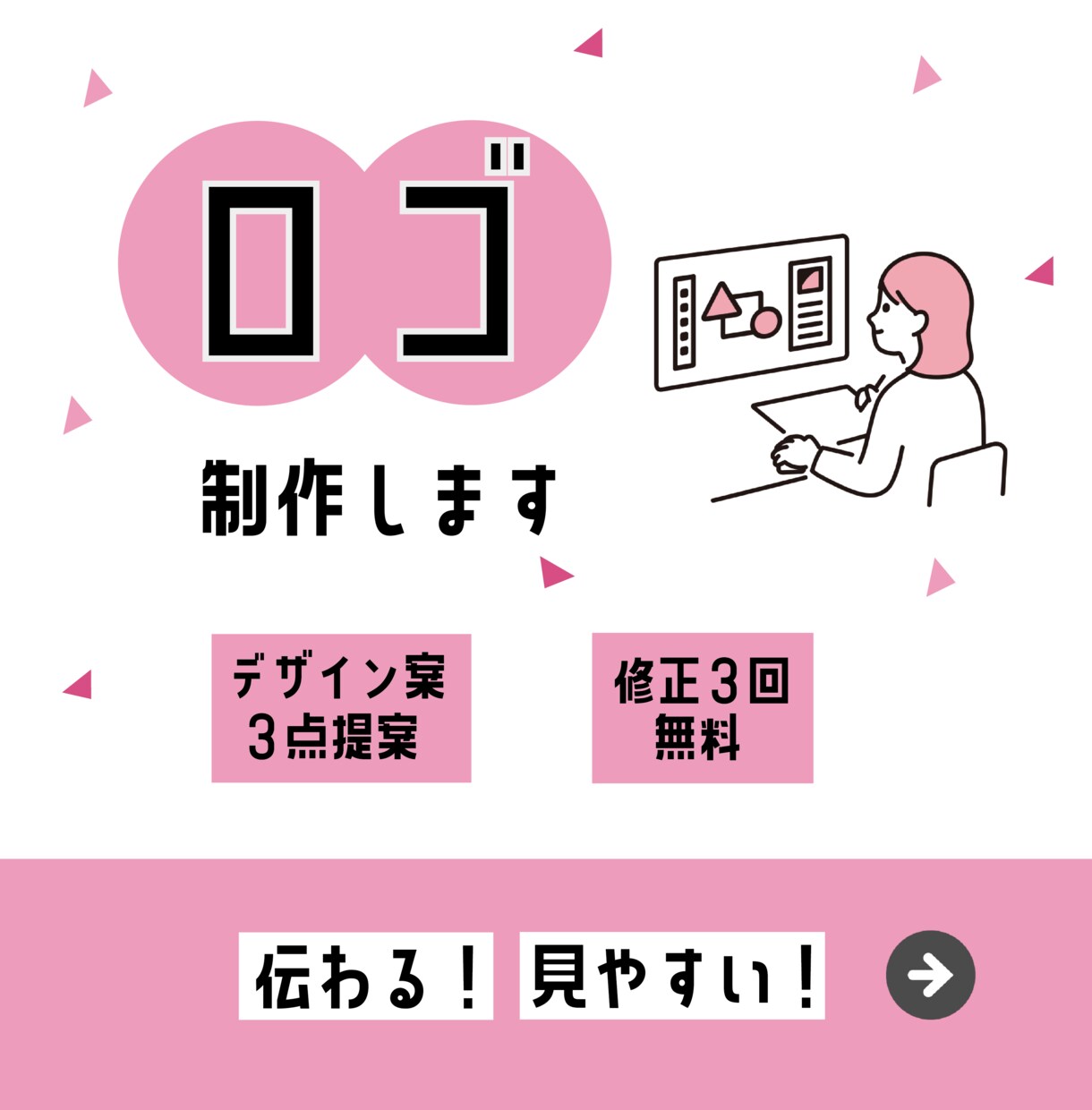ロゴ制作します あなたの目的に合ったものを作ります！ イメージ1