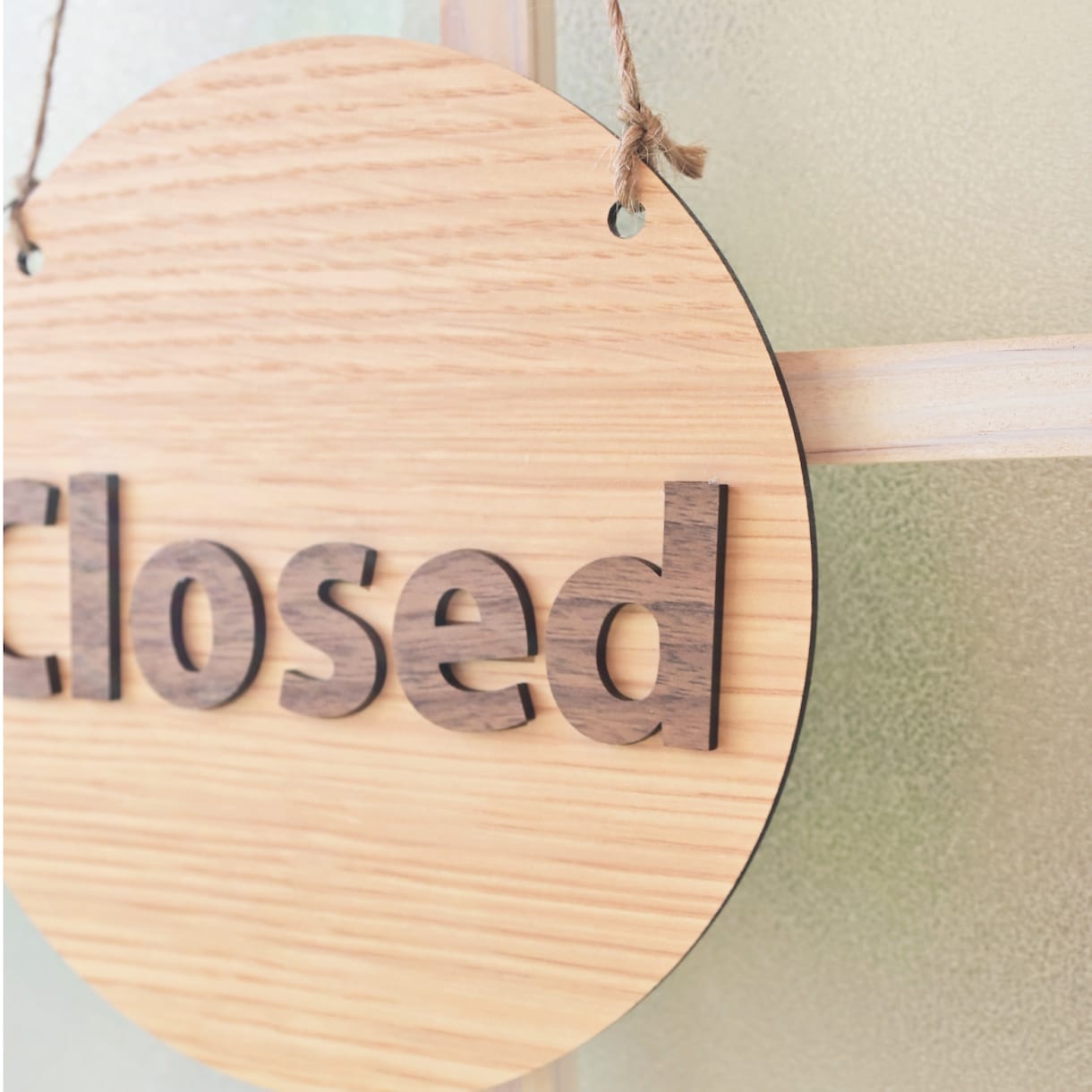 シンプル丸型OPEN&CLOSEボード制作します 開店祝いや新装開店の贈り物にもおすすめ♪ イメージ9