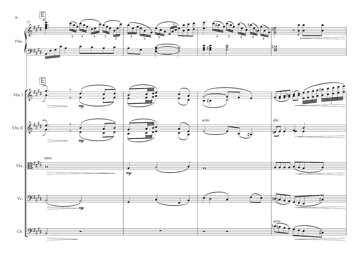 ソロ、アンサンブル譜等編曲・楽譜作成します ピアノ曲から大編成のオーケストラまで イメージ6