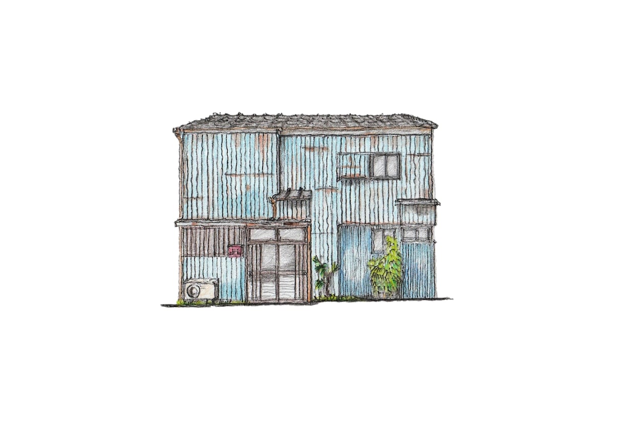思い出に残したい建物を手描きします 解体、建替、リフォームさ、売却などされた建物の再現します イメージ2