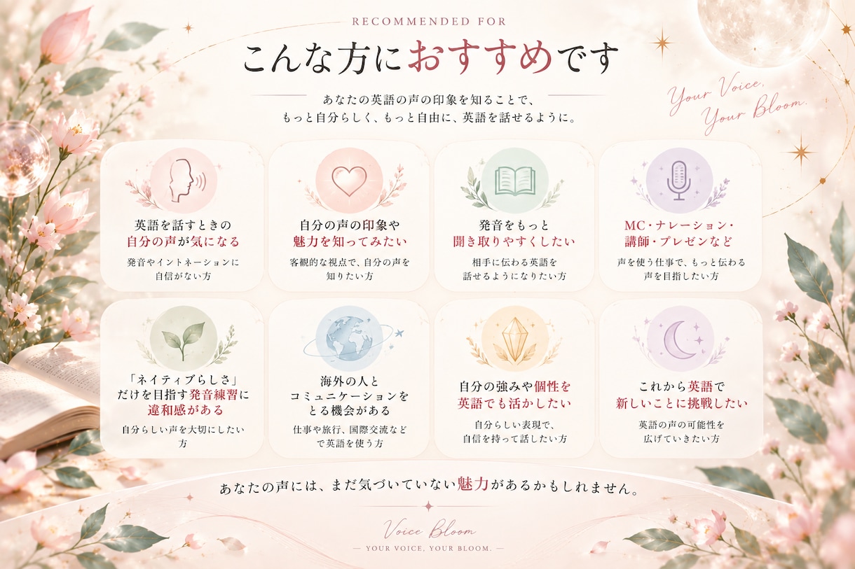 Voice Aura｜あなたの英語の声を診断します あなたの英語の声、どう聞こえてる？ イメージ4