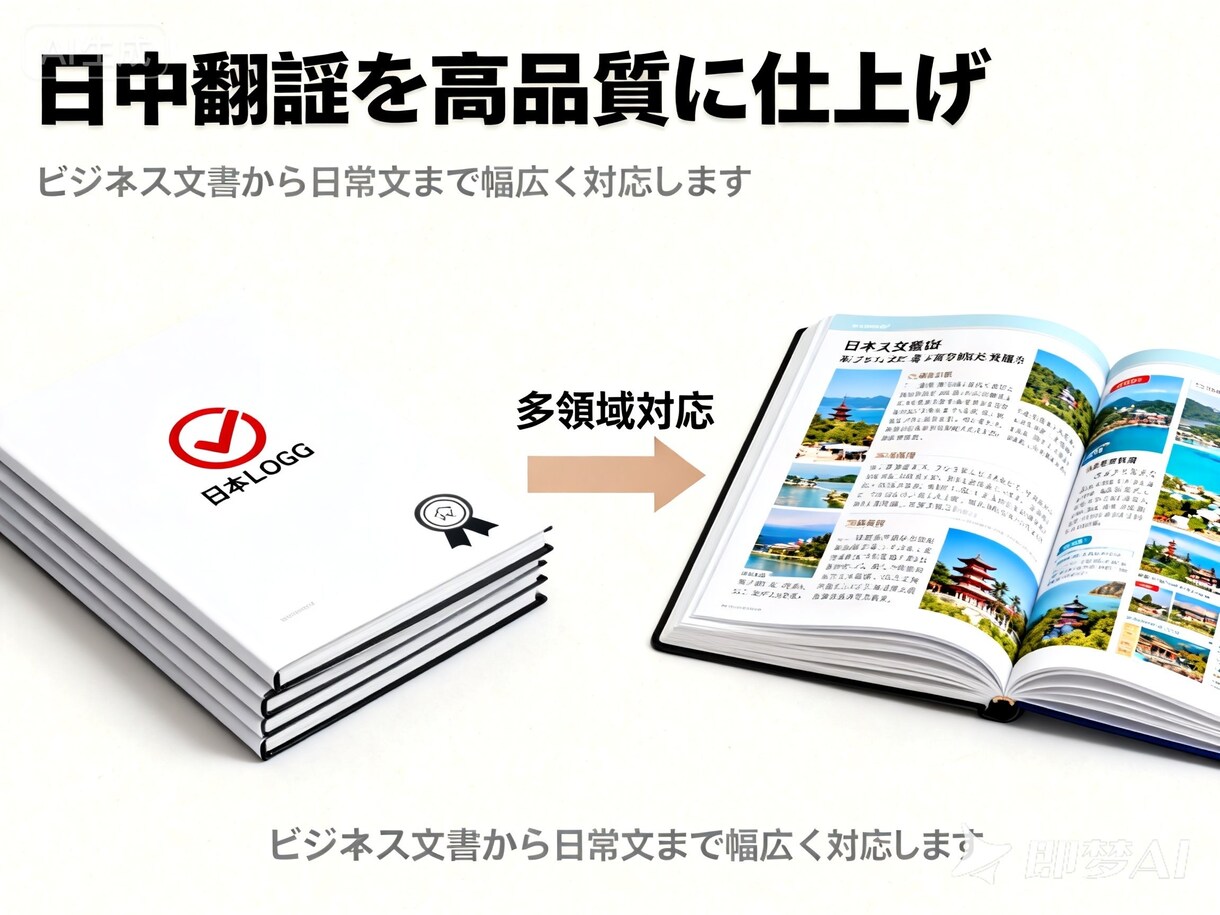 日中翻訳を高品質に仕上げます ビジネス文書から日常文まで幅広く対応します イメージ3