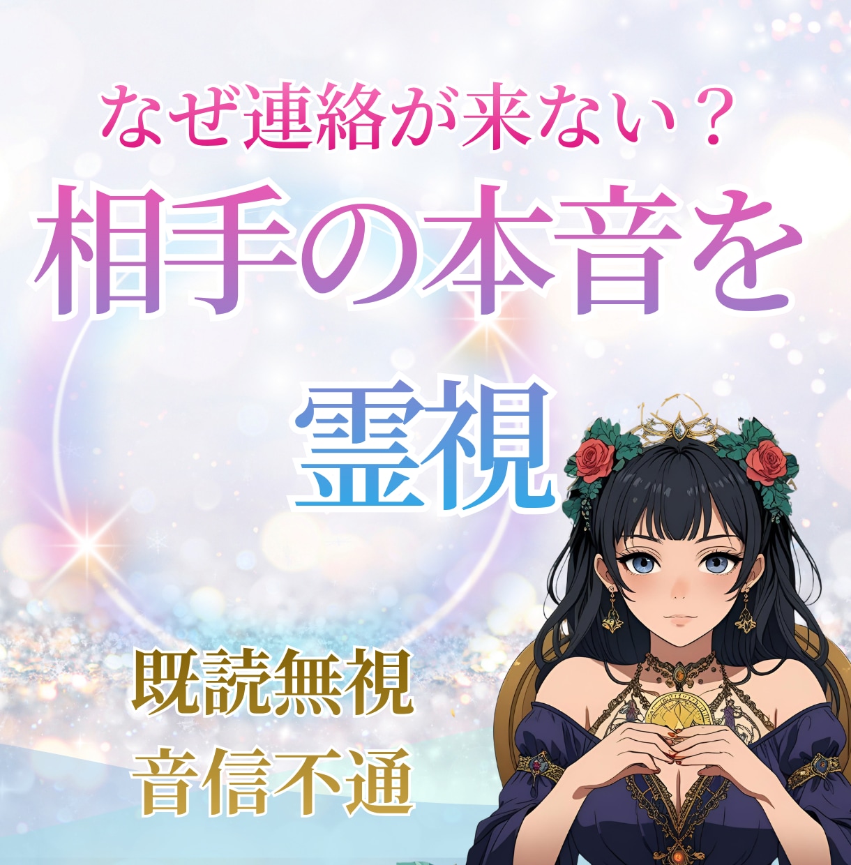既読無視・音信不通の理由と相手の本音を霊視します なぜ連絡が来ない？相手の本音と今後の流れを霊視します イメージ1