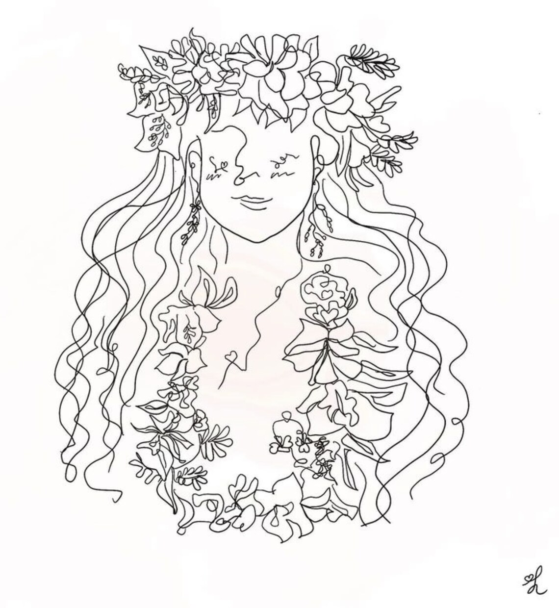 線画であなたのオリジナリティーロゴを作成します あなたの想いを温もりのある線画にしませんか。 イメージ3