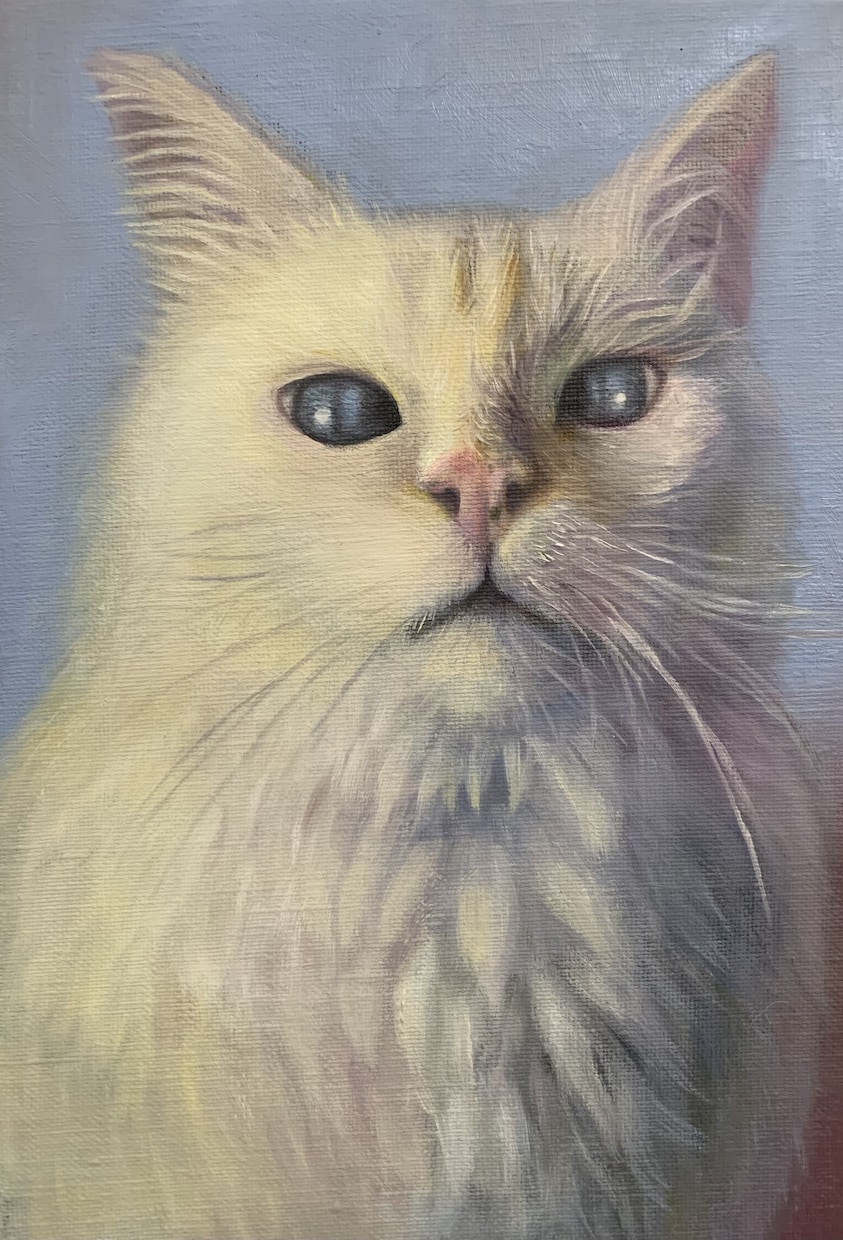 ペット肖像画描きます 油彩画でペットの思い出を美しく イメージ3