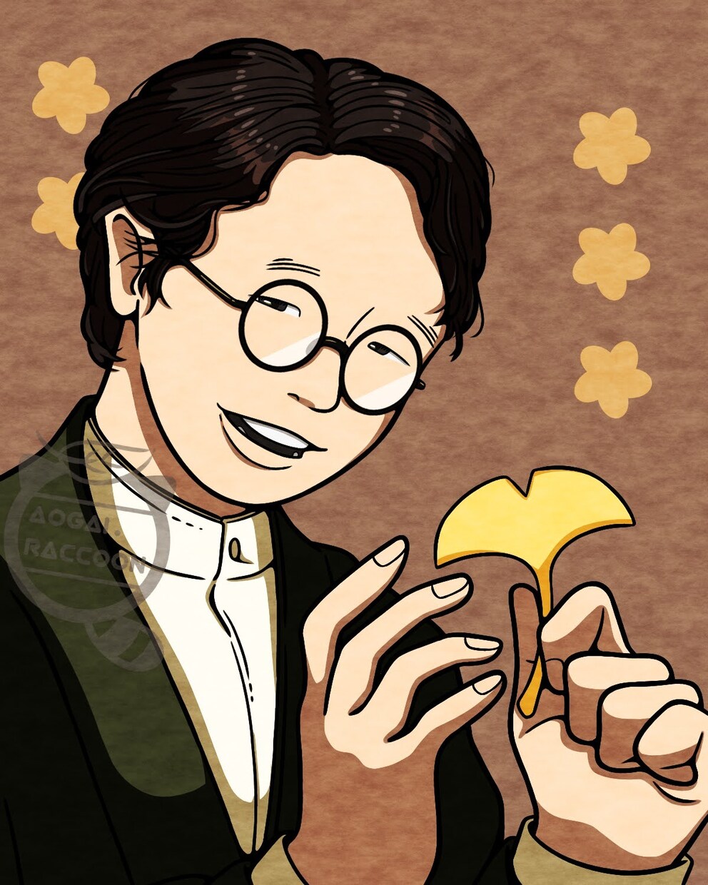 レトロでエモい、SNS用似顔絵アイコンを描きます シンプルだけどリッチな仕上がり！趣味・ビジネス用アイコンにも イメージ3