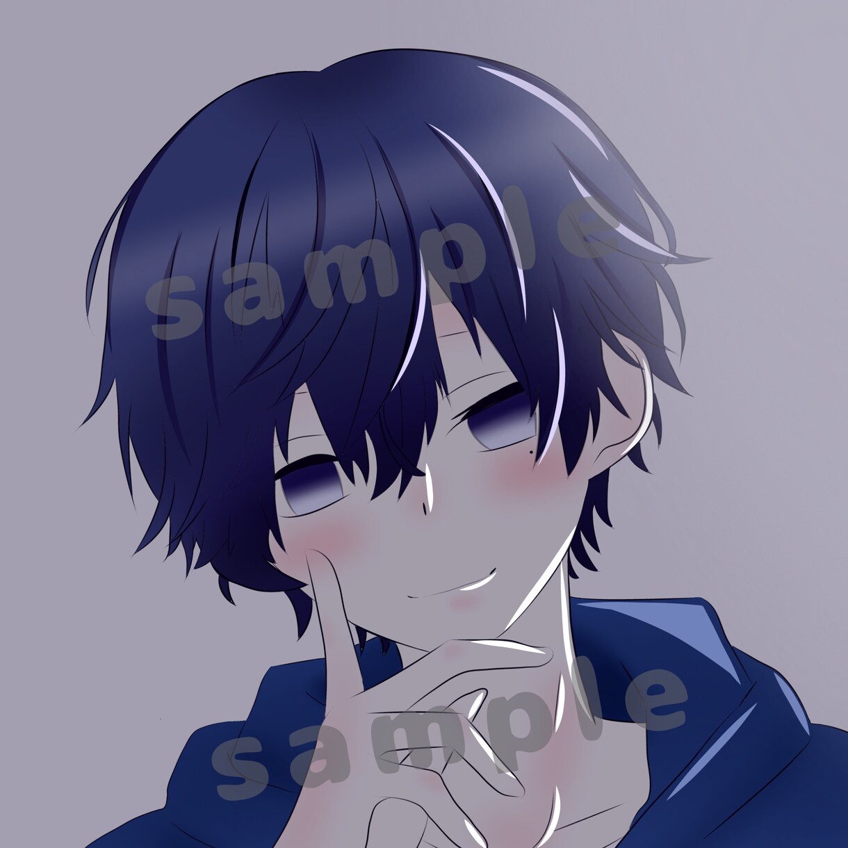上半身のみのイラストを描きます 透過と両方のお渡し可能です！上半身のみですのでご注意ください イメージ4