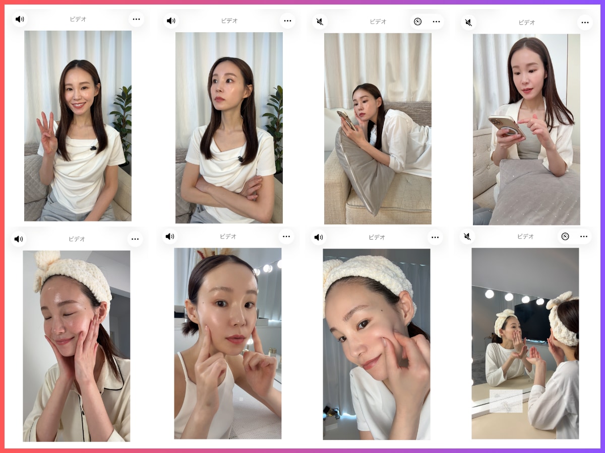 女性モデル/UGC広告用 動画素材を撮影します TikTok/Instagramなどの広告クリエイティブ素材 イメージ2