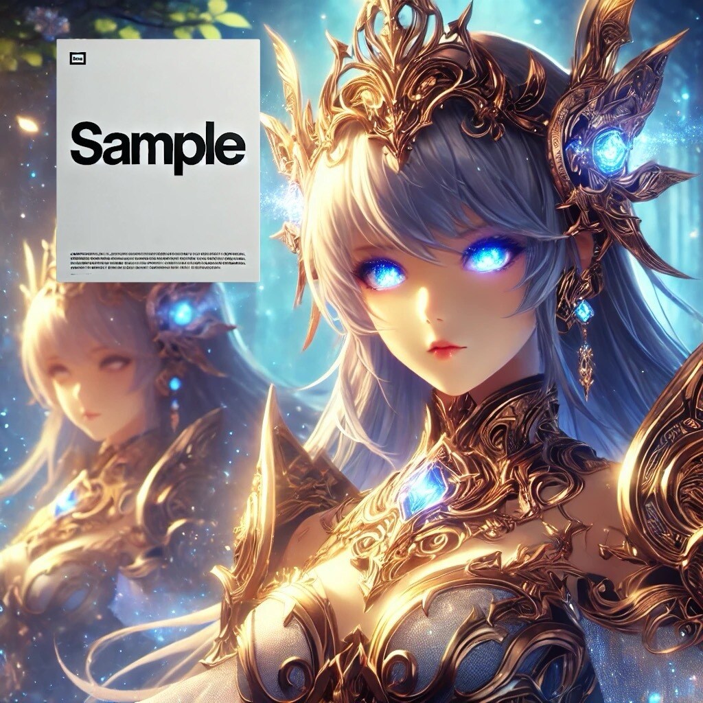 AIイラスト壮麗な戦士のプロンプトを販売します TRPGや小説の表紙に最適！挿絵やプロフ画像にも！ イメージ2