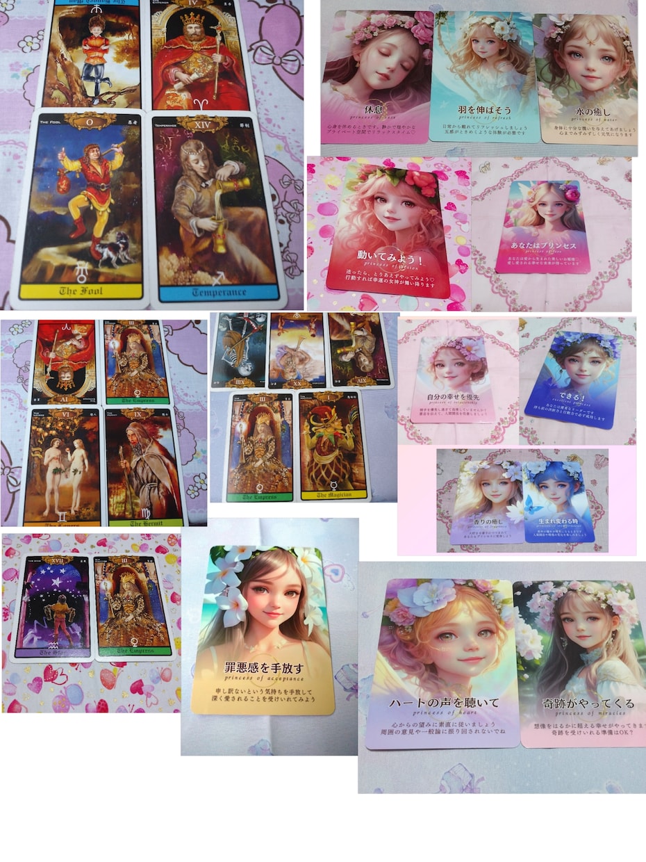 あなたの悩み3項目占います タロット3枚＋オラクルで長文深堀。ヒントになりますように イメージ1