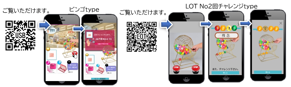 その場で当たる!!　「抽選サービス」販売します QRコードを読み込むと自動抽選が始まる「特許出願」のサービス イメージ2