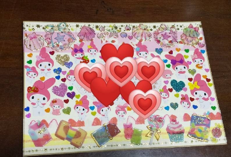 可愛いシールやマステでお好きな写真等画像を飾ります 大切なチェキや写真などの画像を可愛く飾って保存しませんか イメージ1