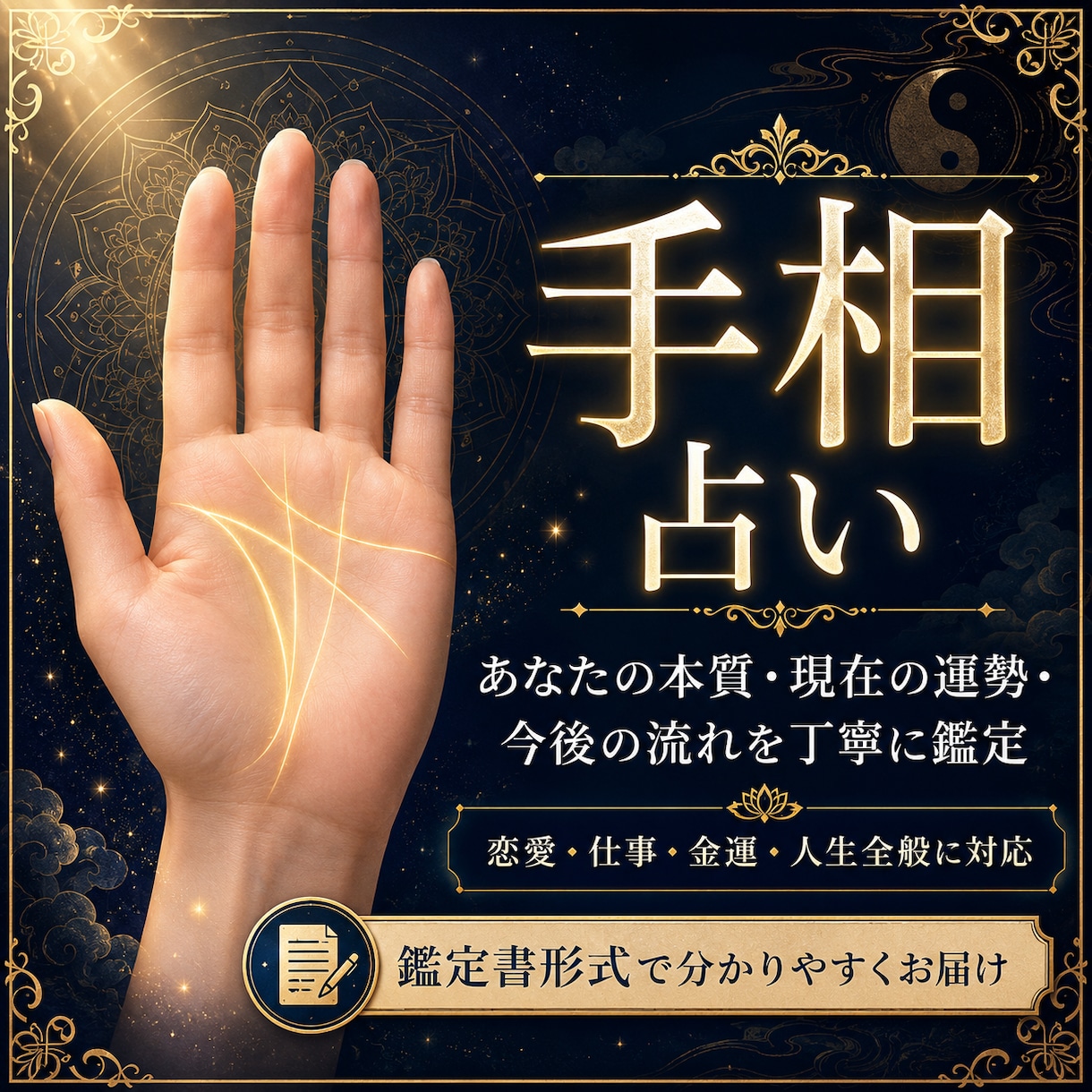 手相であなたの総合運と未来を詳しく鑑定しますます 生命線・仕事・恋愛・金運まで丁寧に読み解きます イメージ1