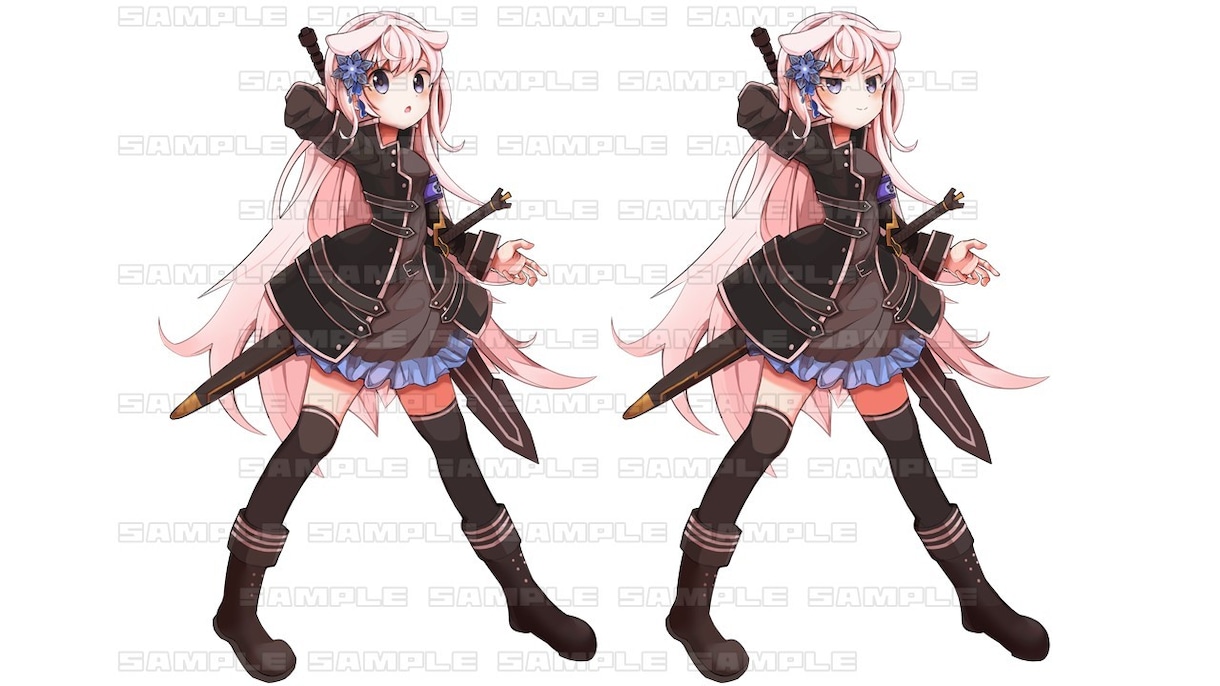 キャラクターデザインからイラスト作成まで出来ます 修正無制限でバストアップ～全身までどんなポーズでも作成します イメージ5