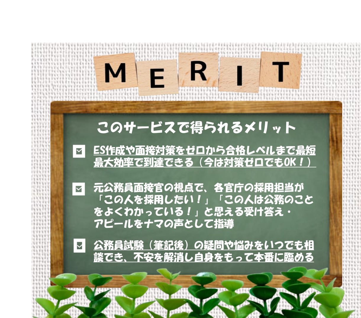公務員試験）元公務員がES・面接対策を完全指導ます 【内定獲得】国家資格・元公務員によるプロの公務員内定サポート イメージ3