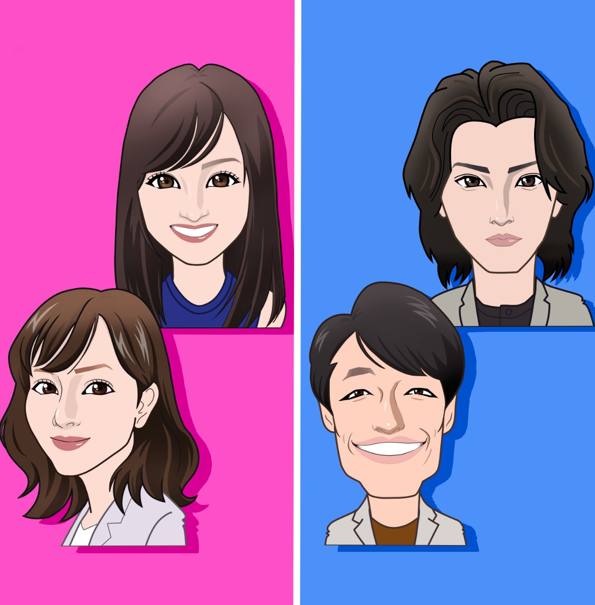 ポップな似顔絵お描きします 名刺、SNSアイコン、プレゼントなどに！ イメージ6