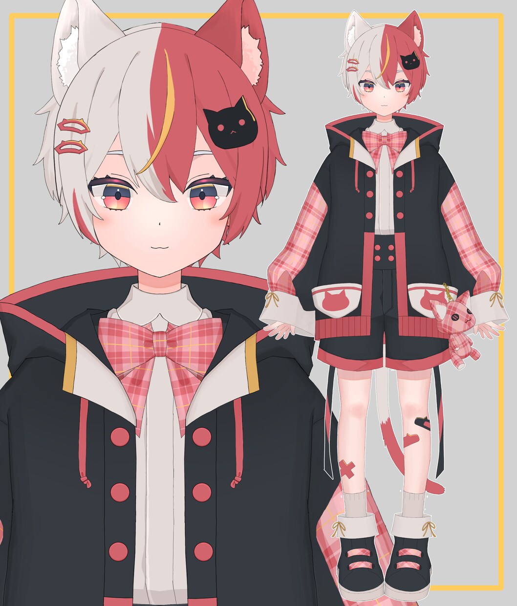 男性女性Live2Dモデリング全行程制作します Vtuberさん用キャラデザ～モデリングまでのセット イメージ9