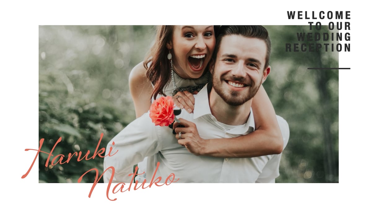 結婚披露宴のオープニングムービーを制作します 結婚式らしい、白を基調としたシンプルデザインのオープニングを イメージ1