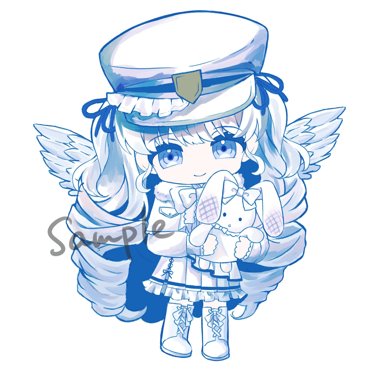 可愛い女の子のSDイラストを制作します ときめきを感じるような可愛さを大事にしています♡ イメージ4