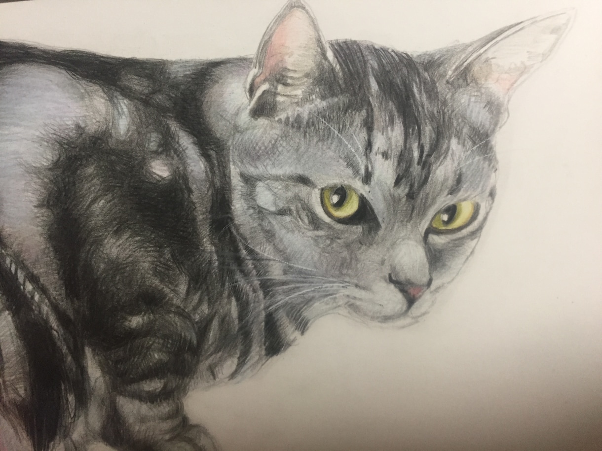 あなたの大事なペットの自画像描きます 大切な家族を一枚の絵にしませんか？ イメージ3