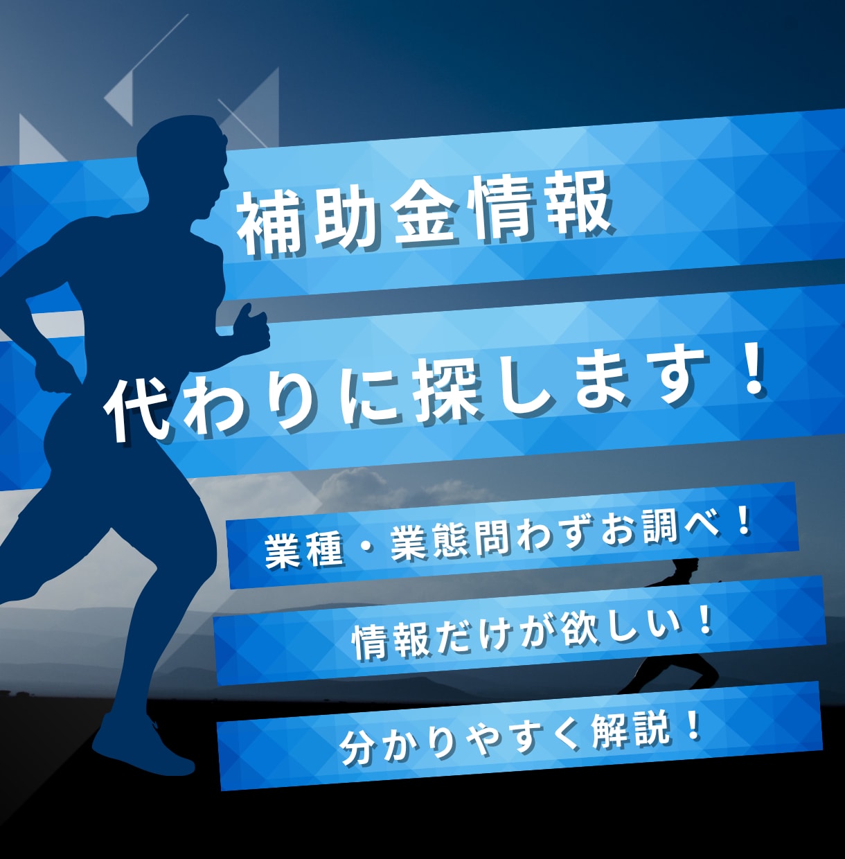 あなたの事業で使えそうな補助金調べます 知らずに損する不安を専門家が減らします イメージ1