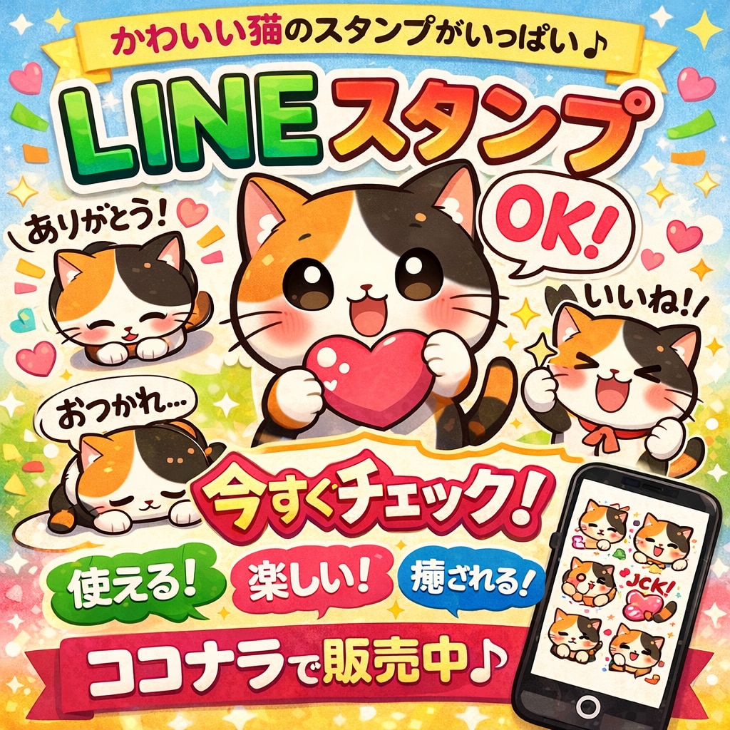ゆるふわ♡大人かわいい動物LINEスタンプ作ります 女性に人気の優しいタッチのスタンプ イメージ1