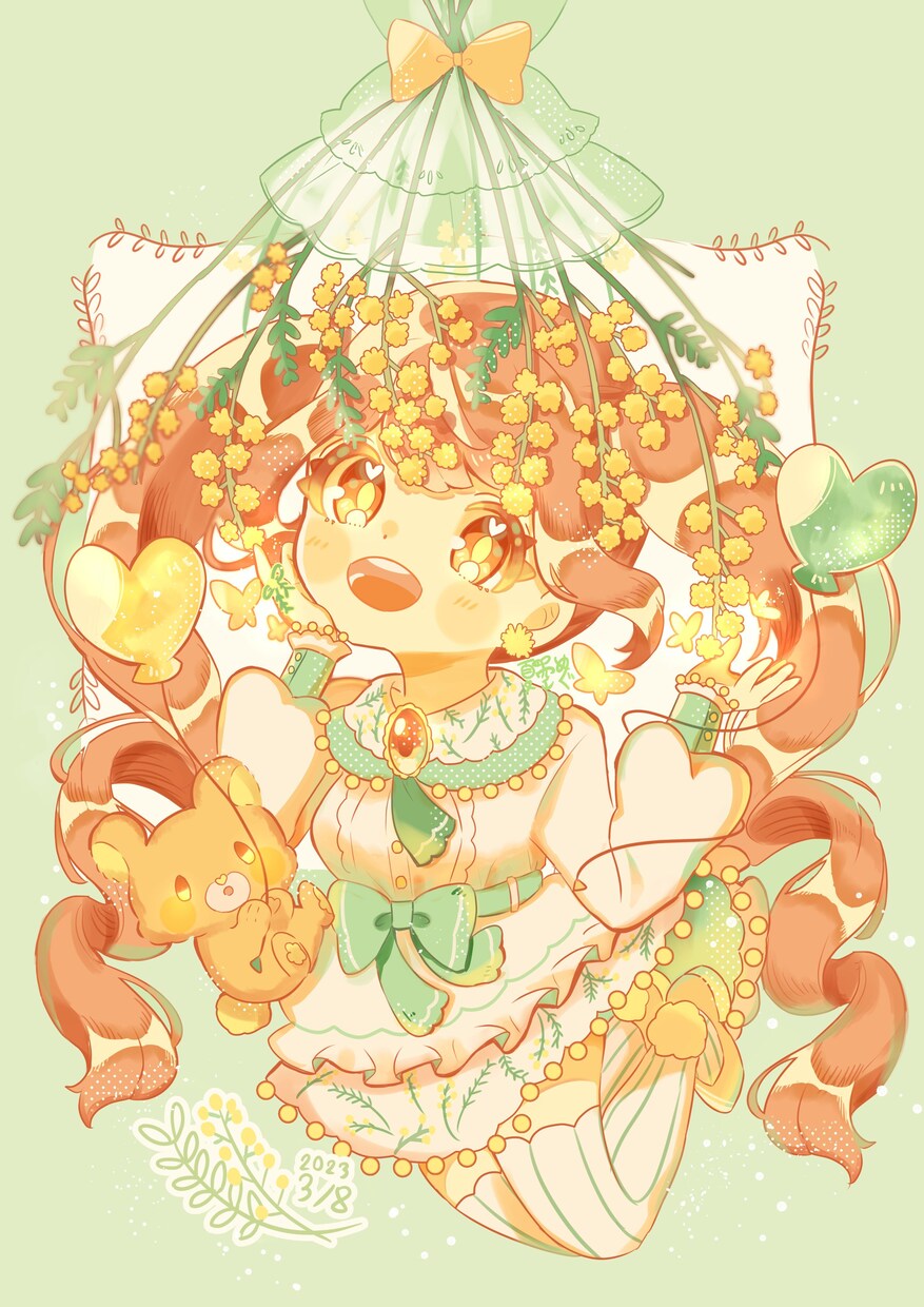 きらきらかわいいキャラクター（全身）描きます きらきらした色彩のキャラクター、マスコットをご提供！ イメージ1