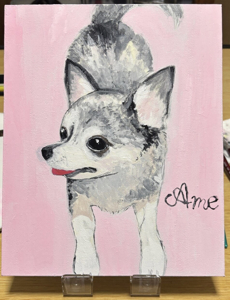 世界で1つだけのペット肖像画描きます ペットの可愛らしさをアートで表現するオーダーメイド作品です！ イメージ1