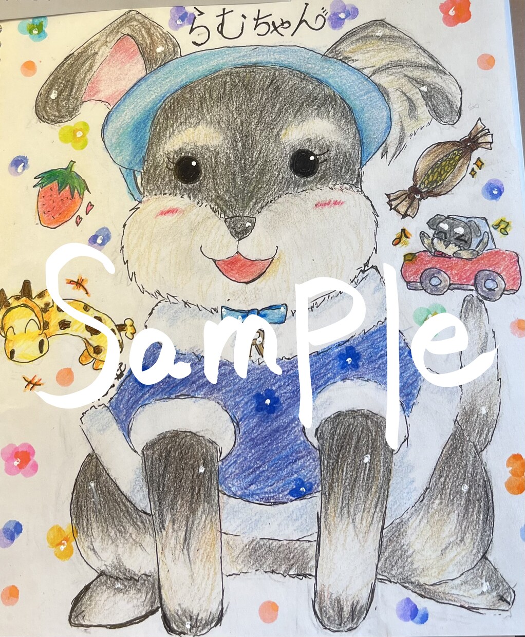 ペットさん中心にご希望のイラストを描かせて頂きます 色鉛筆・パステルで描く温かみのあるイラストが特徴です！ イメージ8