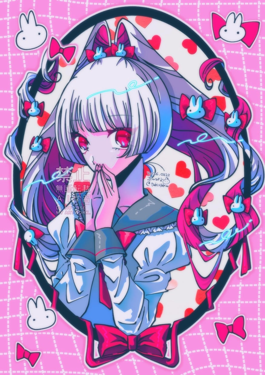 グッズやサムネに映えるバストアップイラスト描きます CDのジャケットや動画サムネイルなどにいかがですか？ イメージ1