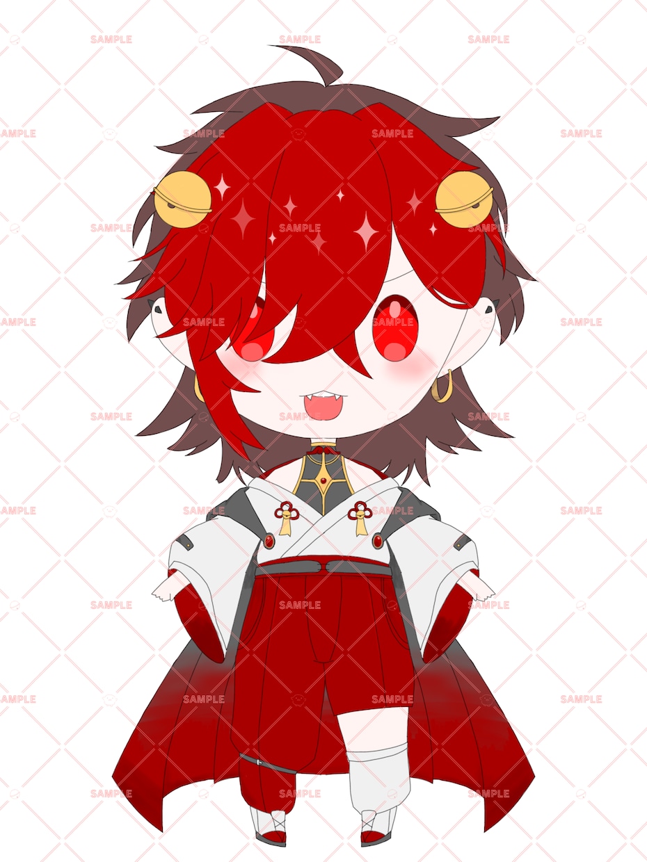 IRIAM、VTuber向け画像製作いたします 色鉛筆風の柔らかい色とあたたかいタッチが得意です イメージ2