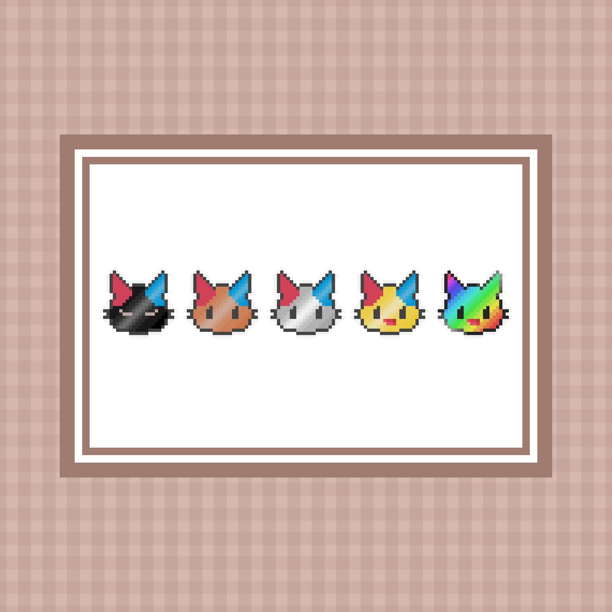 スタンプやバッジをドット絵で可愛く制作します 即日納品も可能です(๑°ㅁ°๑) イメージ8