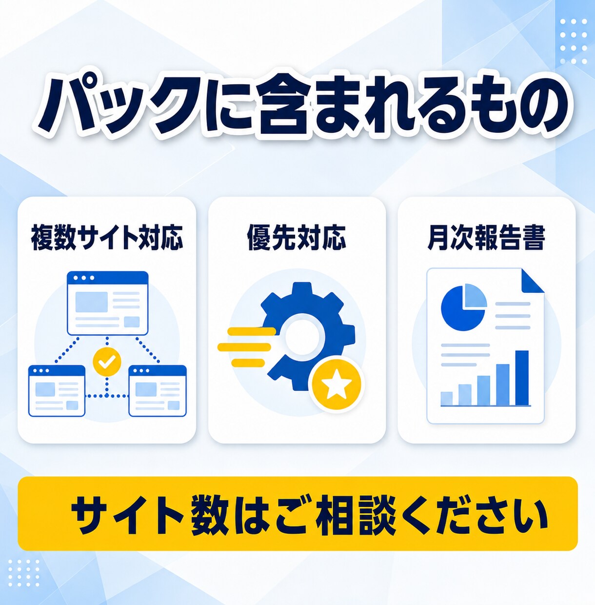 法人向けWordPress保守を月額で代行します 複数サイトの保守・優先対応を、まとめて月額でご提供します イメージ6