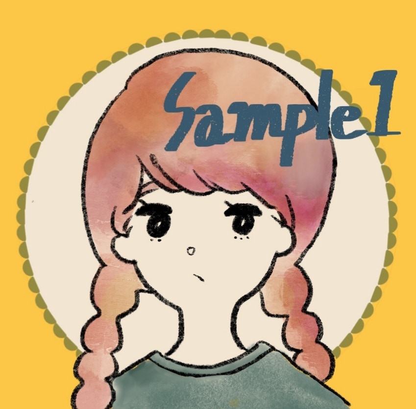 おまかせカラーでもOK◎SNSアイコン描きます 最短２日でSNSを彩ります！イメージカラーでも歓迎♪ イメージ4