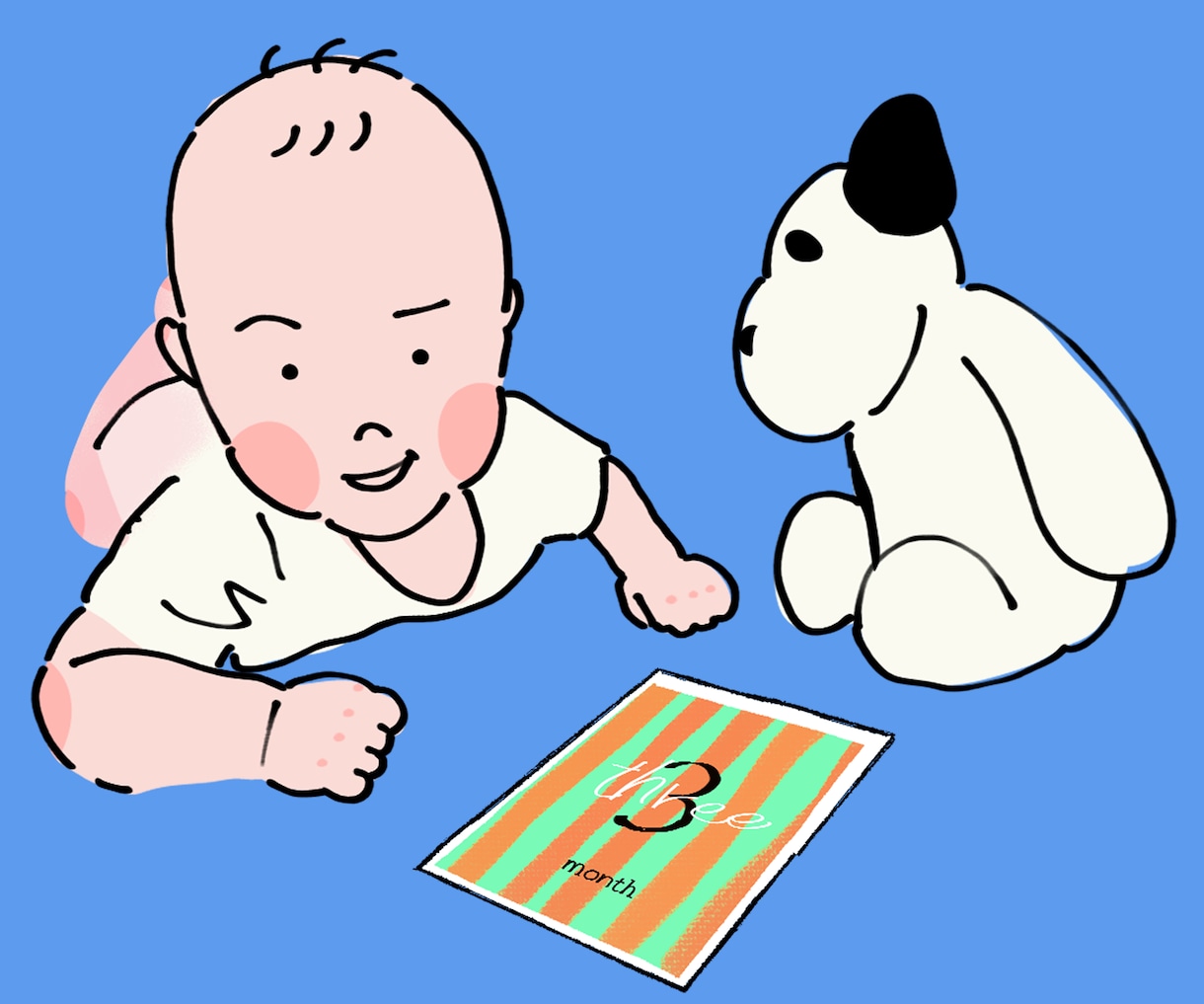 写真をもとにお子さまの似顔絵イラストを描きます シンプルでポップな、飾りたくなるイラスト イメージ4