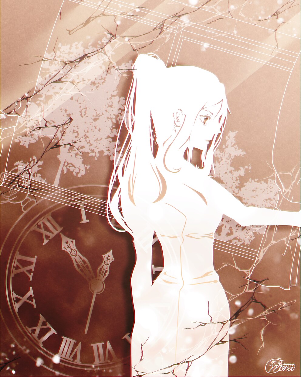 女の子のイラスト描きます 神秘的な雰囲気と成分多めの画風です イメージ3